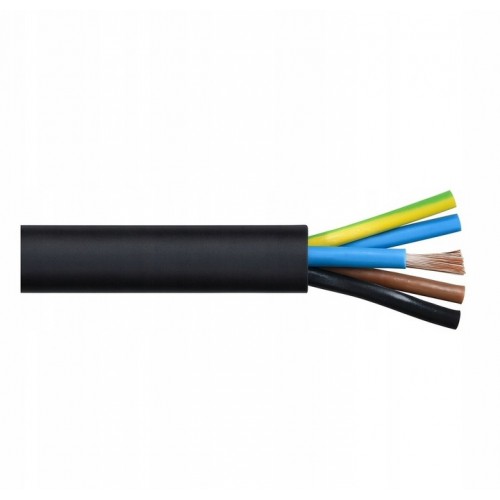 Przewód OWY 500V  5x1,5 mm2 300/500v 1mb czarny