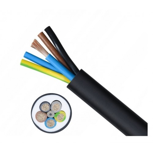 Przewód OWY 500V  5x1,5 mm2 300/500v 1mb czarny