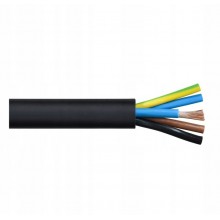 Przewód Kabel Na Przedłużacz OWY 5x2,5 H05VV-F 500V Czarny 1m