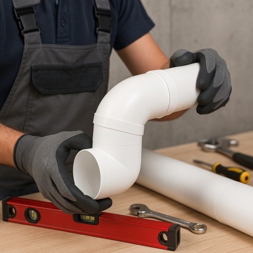 KOLANO ŁĄCZNIKOWE WENTYLACYJNE OKRĄGŁE DO KANAŁU RURY ŁĄCZNIK 90° fi100mm