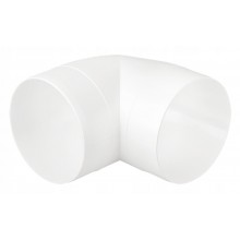 KOLANO ŁĄCZNIKOWE WENTYLACYJNE OKRĄGŁE DO KANAŁU RURY ŁĄCZNIK 90° fi100mm