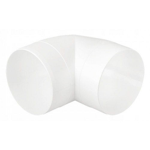 KOLANO ŁĄCZNIKOWE WENTYLACYJNE OKRĄGŁE DO KANAŁU RURY ŁĄCZNIK 90° fi100mm