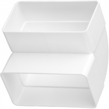 KOLANO WENTYLACYJNE PIONOWE KANAŁ PŁASKI ŁĄCZNIK WENTYLACJI 110x55 90°