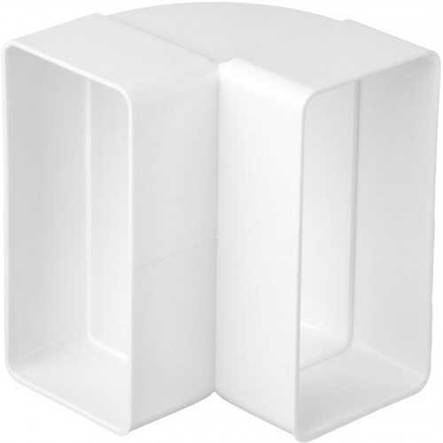 KOLANO WENTYLACYJNE PIONOWE KANAŁ PŁASKI ŁĄCZNIK WENTYLACJI 110x55 90°