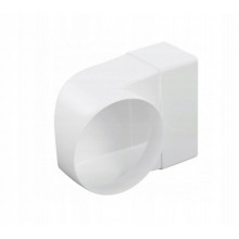 KANAŁ WENTYLACYJNY KOLANO ŁĄCZNIKOWE OKRĄGŁE PRZEJŚCIE WENTYLACJA 110x55