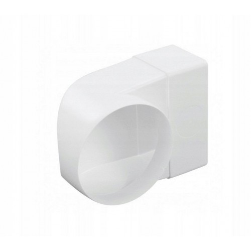 KANAŁ WENTYLACYJNY KOLANO ŁĄCZNIKOWE OKRĄGŁE PRZEJŚCIE WENTYLACJA 110x55