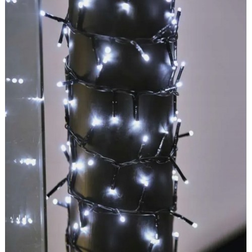 Lampki choinkowe 300 LED Biały Zimny gęste 3,6m