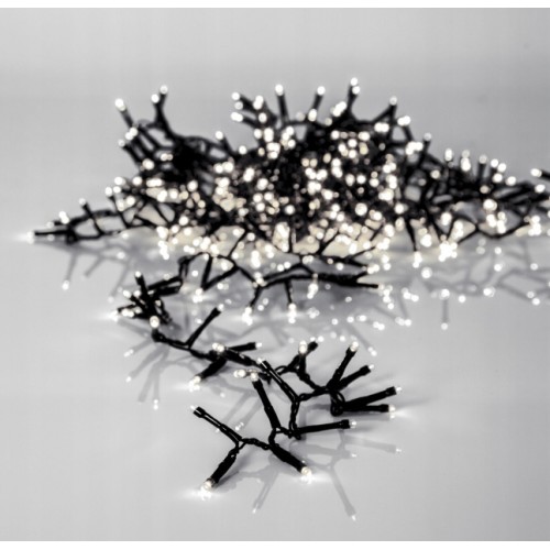 Lampki choinkowe 300 LED Biały Zimny gęste 3,6m