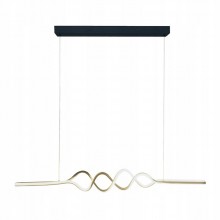 Lampa wisząca ANCONA LED 36W 4000K zakręcone serpentyny nad stół Milagro