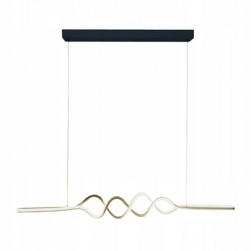 Lampa wisząca ANCONA LED 36W 4000K zakręcone serpentyny nad stół Milagro