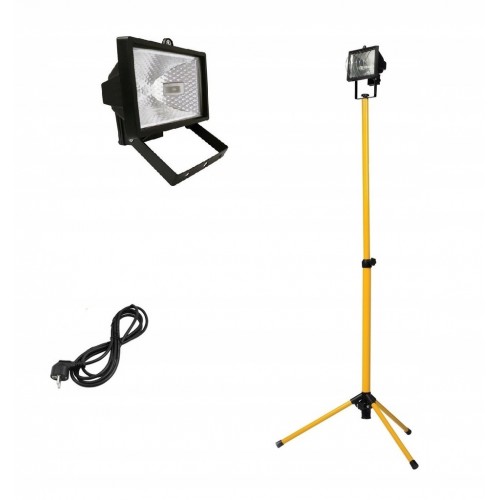 Lampa Halogenowa Na Statywie 500W Robocza Warsztatowa Budowlana Volteno