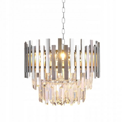 Żyrandol Lampa LED ASPEN kryształki 6xE14 Milagro ML5996 Glamour wisząca
