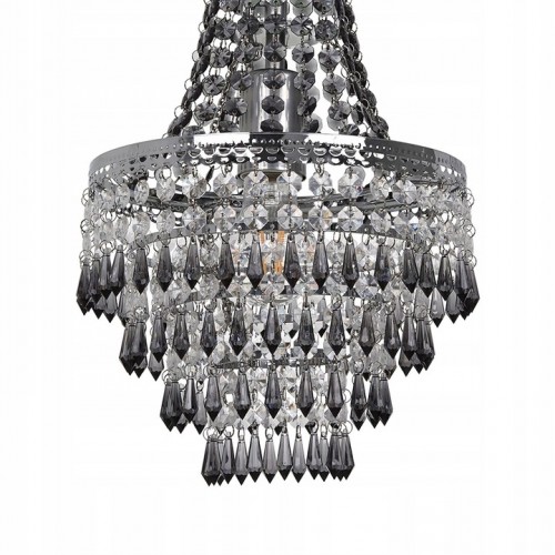 Żyrandol Lampa LED klasyczny styl glamour z akrylowymi kryształkami