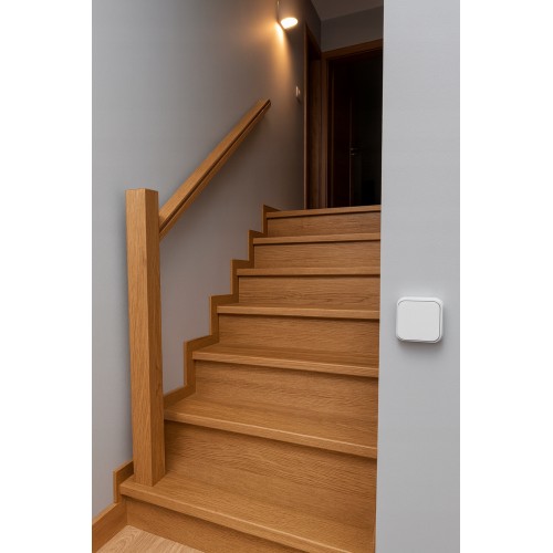 Włącznik Łącznik Schodowy Pojedynczy Natynkowy Biały IP20 ORNO ToDo