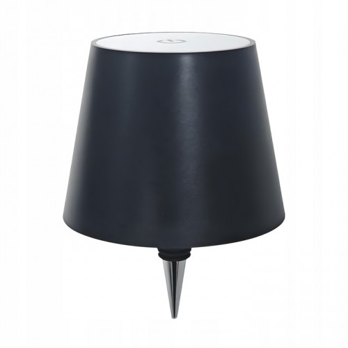 LAMPA NA BUTELKĘ LED STOŁOWA LAMPKA BEZPRZEOWODWA DOTYKOWA USB CZARNY