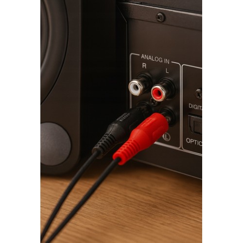 Kabel przewód audio Kabel do wzmacniacza wtyk 2 x RCA - 2 x RCA 10m