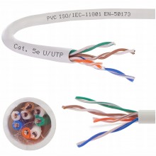 Przewód Okrągły instalacyjny, teleinformatyczny UTP DOMNET 8 x 0,5