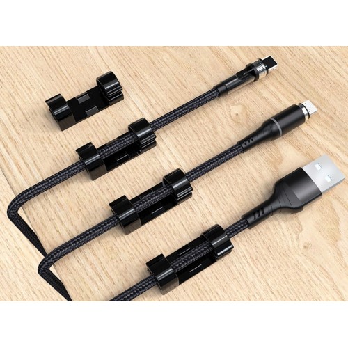 ORGANIZER NA KABLE PRZEWODY KLIPS 3M 20 SZT