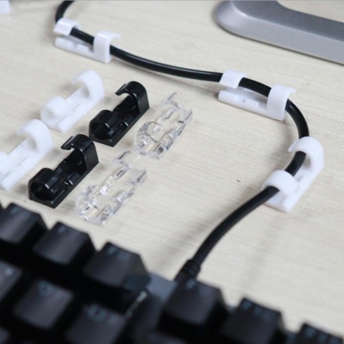 ORGANIZER NA KABLE PRZEWODY KLIPS 3M 20 SZT