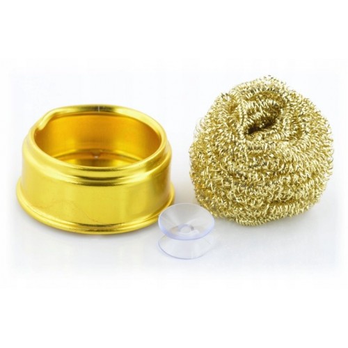 CZYŚCIK DO CZYSZCZENIA GROTÓW LUTOWNICY METALOWA PODSTAWKA