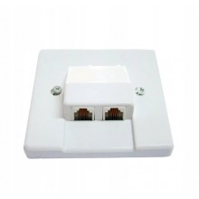 Gniazdo telefoniczne podtynkowe GTP-2 kątowe