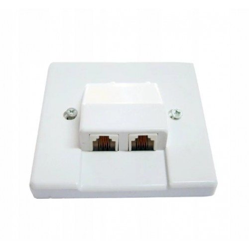 Gniazdo telefoniczne podtynkowe GTP-2 kątowe