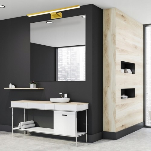 Kinkiet nad lustro łazienkowy SHINE GOLD 80cm 15W LED