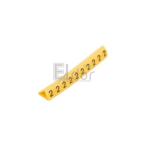 Oznacznik przewodów OZ-2/2 żółty E04ZP-01020400300 /100szt./