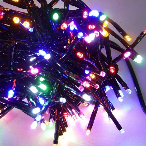 Lampki choinkowe 300 LED Multikolor gęste 3,6m