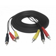 Kabel przewód 3RCA-3RCA CINCH AV 1,5m