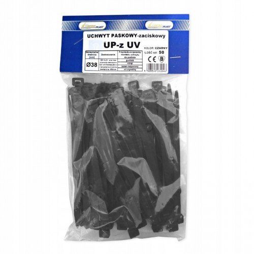 Uchwyt Paskowy Zaciskowy UP-z O38 UV czarny