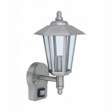 LAMPA KINKIET OGRODOWY ELEWACYJNY ZEWNĘTRZNY CZUJNIK RUCHU JUPITER E27 60 W